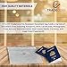 Fire Resistant Document Bag 15'' x 11'' Heavy Duty Fire Resistant Thread - Fireproof Secure Storage For Money/Passports/Legal Documents - Fire Retardant Envelope Heat Protection