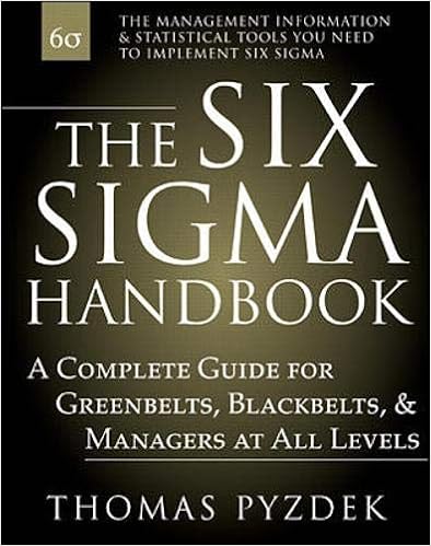 Amazon Com The Six Sigma Handbook 9780071372336 Pyzdek Thomas Books