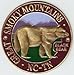Great Smoky Mountains - Black Bear - Hiking Stick Medallion