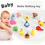 AcecorNew Animals Kids Toys Soft Vinyl Float Sqeeze Sound Baby Wash Bath Play Toys