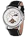 KS Men's Wrist Watch Luxury Moon Phase Automatic Mechanical White Dial KS069
