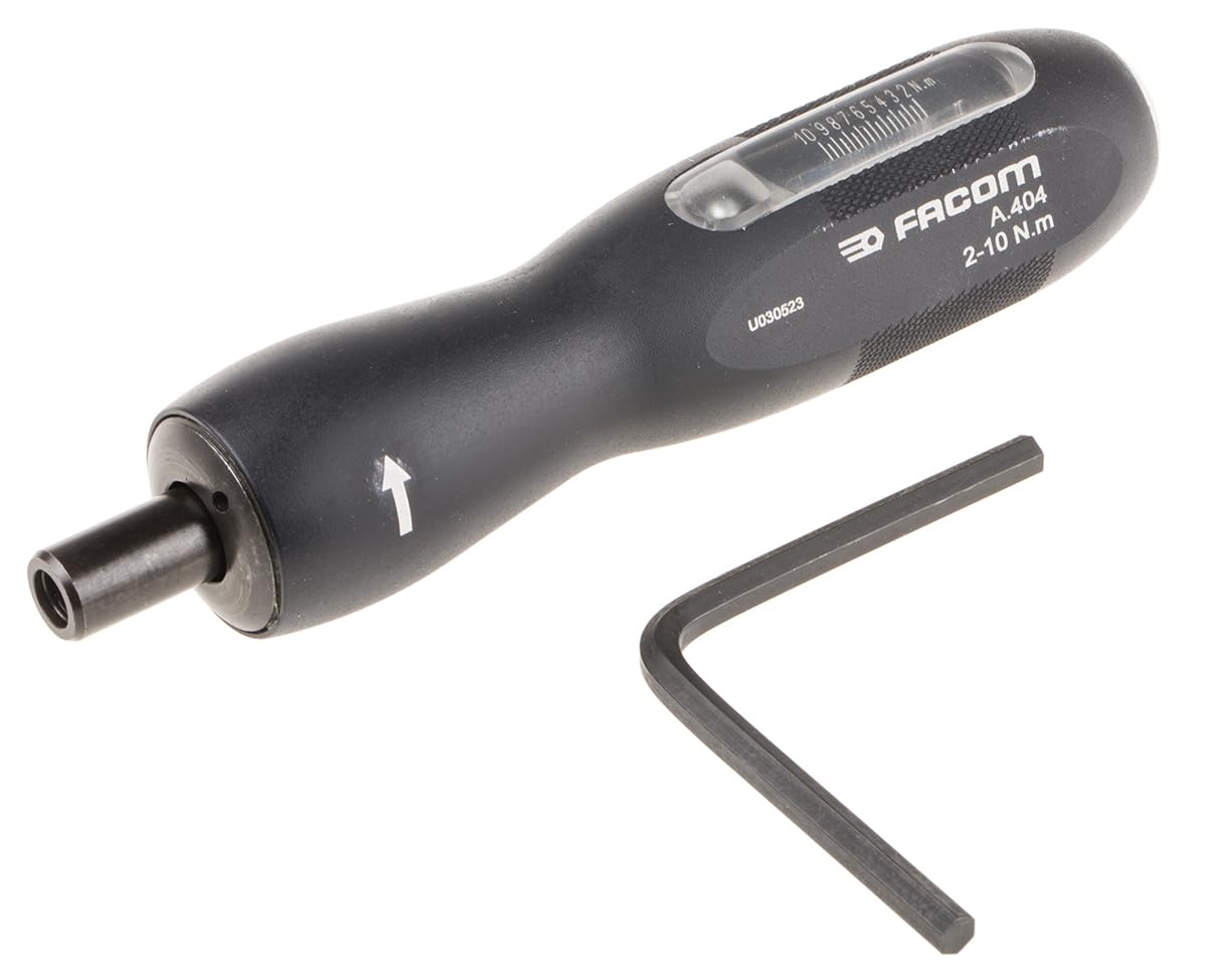Facom A.404 Torque Screwdriver with Vernier Adjustment, 2nm-10nm
