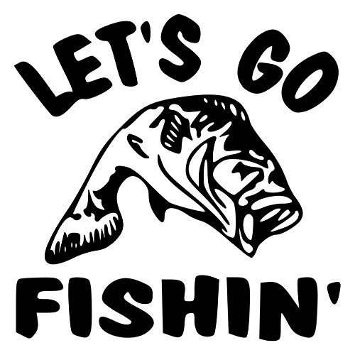 Zouyun Pegatinas De Pared Vamos Cotizaciones De Pesca Die Cut
