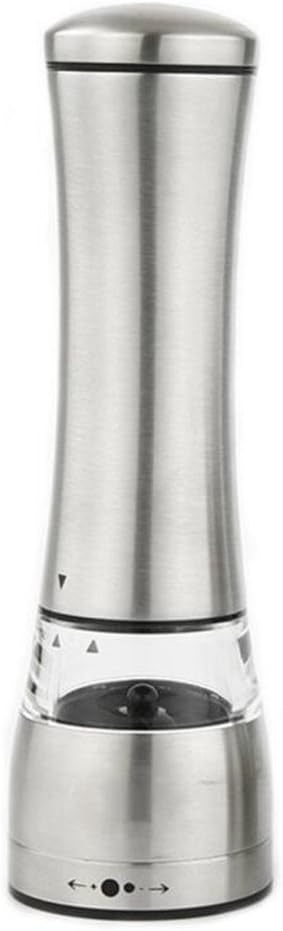 Pureage Manual Pepper Mill and Salt Grinder Shakers Brushed Stainless Steel Adjustable Ceramic Rotor Novelty