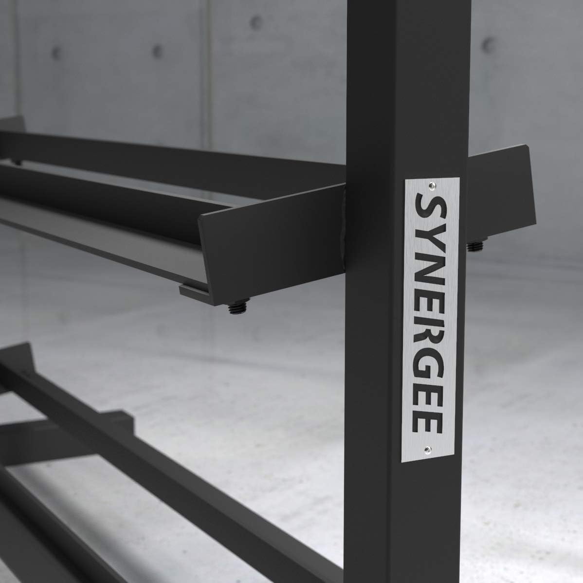 Synergee 3 Tier Dumbbell Rack - Perfect for 5-50 lb Dumbbell Sets. Organizes Free Weights - Perfect for Home, Garage, and Commercial Gyms - Clean & Professional Equipment Storage : Sports & Outdoors