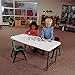 Lifetime 4428 Height Adjustable Craft, Camping and Utility Folding Table, 4 ft White (Easy to use)thumb 1
