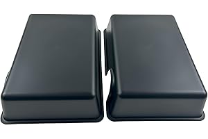 FCALIVV 2 Pcs Humid Hideout Cave for Reptiles, Snake Hide for Ball Pythons, Gecko Hide, Leopard Geckos, Bearded Dragons,Compact Terrarium Decor with Easy-Clean Design (9.5"x6.7"x2.2" Large)