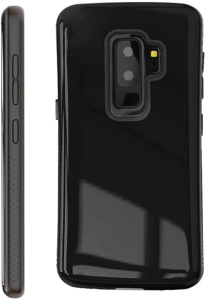 Samsung Galaxy S9 Plus Case | Premium Luxury Design | Military Grade 15ft. Drop Tested | Wireless Charging | Compatible with Samsung Galaxy S9 Plus - Black