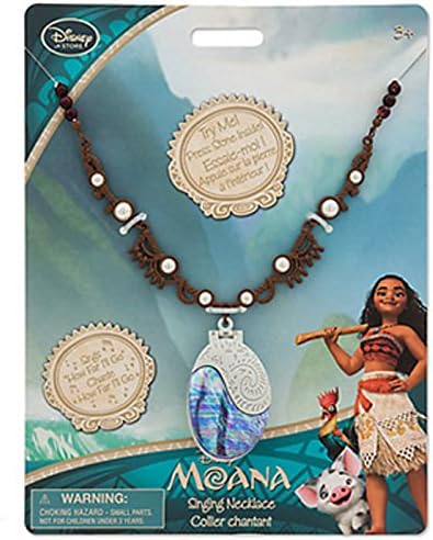 disney moana magical seashell necklace
