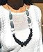 Baby Teething Necklace for Mom: Silicone Baby Teether Necklace for Teething Pain Relief In Babies & Toddlers| Sturdy & Stylish Chewable Necklace for Boys & Girls| Great Gift (Black/Marble/Grey/Marble)