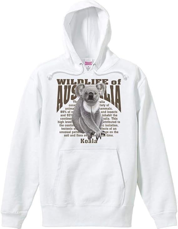 Amazon エムワイディエス Myds コアラ オーストラリアの動物 パーカー オリジナルプリント 通販