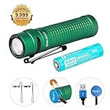 Olight S2R II 1150 Lumens USB Magnetic Rechargeable Variable-output Side Switch EDC LED Flashlight and Olight Patch (S2R II)