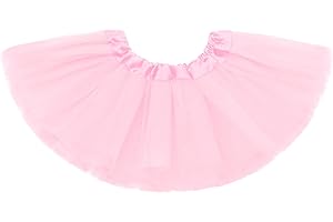 OLRECO Toddler Tutus for Girls Baby Tutu 5 Layers Girls Tutu Skirt Kids Infant Tutu Girls Tulle Ballet Dance Tutu Skirt 0-8T