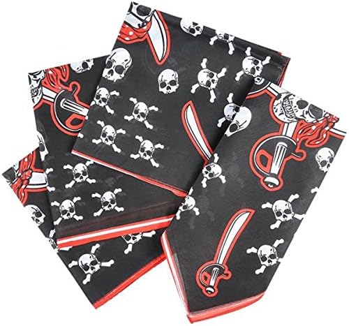 Polyester Pirate Themed Bandanas / Headbands for Costumes / Party Favors - 36 Pack