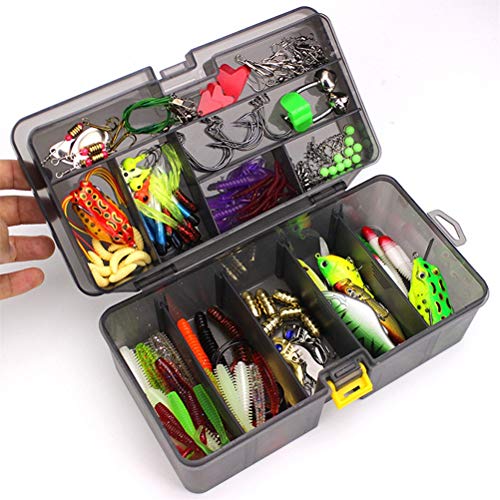 Hbao 168Pcs / Set Multifunktions-Angelköder Hooks Kit Zubehör für Angelgeräte – Bild 5