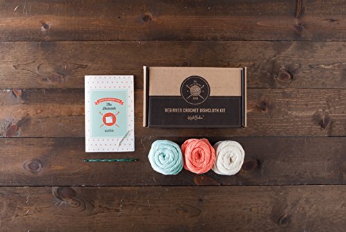 6 Learn+Crochet+Kit+Dishcloth+Original
