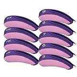 RoryTory Neoprene Zippered Golf Iron Head Covers for Men/Women - Various Colors