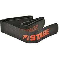 CampTeck U6890 - Ski Straps, Ski Ties, Ski Bands - 1 Pair  2 Straps Fasteners For Skis For Easy Carrying Transporting Travel And Storage Black