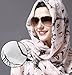 JewelryWe Lightweight 2014 Women's Gauzy Marilyn Monroe & Boutique Designs Long Silk Blend Chiffon Scarf Wrap Shawl for Mothers Day