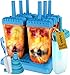 Popsicle Molds Set - BPA Free - 6 Ice Pop Makers + 1 Extra Mold + Silicone Funnel + Cleaning Brush + Recipes E-book - by Lebice
