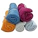 Charis Kid BEST Baby Washcloths Cloth Wipes Napkins Handkerchief Set (5 Pack) 100% Terry Cotton Soft Comfort Bath Wash Cloths for Infant Newborn Babies - DOUBLE LAYER THICKNESS & ABSORBENT