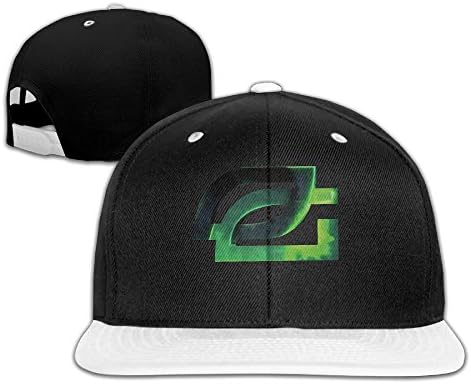 OpTic Gaming Flat Snapback Classic Hip Hop Hat White