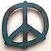 Metal Peace sign metal wall art 7.5x7.5 or 12x12 or 17x17 or 24x24 inch tall - Handmade - Choose your Patina Color and Size