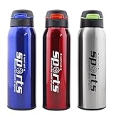 Sports Water Bottle, MerceHygea Vacuum Insulated Water Bottle 14oz Double Wall Stainless Steel Water Bottle, Keeps Your Drink Hot or Cold, Perfect for Camping Hiking Cycling Fitness