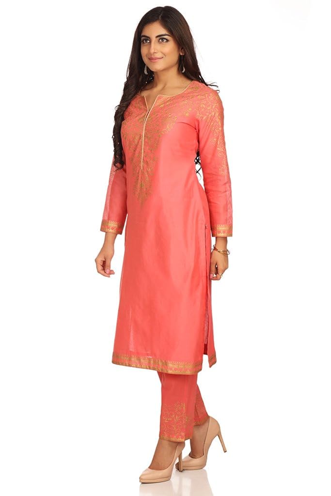 biba women's straight salwar suit