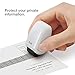 Plus Guard Your ID Mini Roller Stamp, White