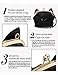 Xmlizhigu Women girls' Cute Fashion Cat Ear Outdoor Handbag Crossbody Shoulder Bag Black