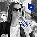 smartwater vapor distilled premium water bottles, 1 Liter, 6 Pack