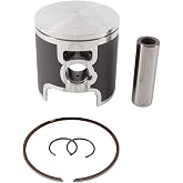 Vertex Cast Replica Piston Kit for Kawasaki KX 100 1995-2020 | OEM replacement, replaces Automatic Distributor's 903304, for powersports vehicles, Compression Ratio STD, 100 cc, 23621A