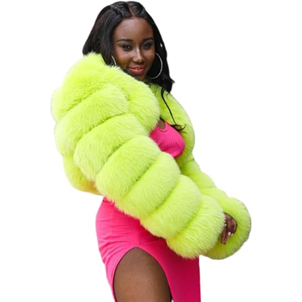 Denny&Dora Real Fur Coat Women Cropped Fox Fur Custom Winter