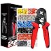 Ferrule Crimping Tool Kit, Preciva AWG23-7 Self-adjustable Ratchet Wire Crimping Tool Kit Crimper Plier Set with 1200PCS Wire Terminals Crimping Connectors Wire End Ferrules primary