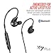 MEE audio EP-X7Plus-BK-MEE Stereo Bluetooth Wireless Sports in-Ear HD Headphones