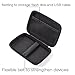 2 X External Hard Drive Case HDD Protection Bag Black DSP-F3-BK