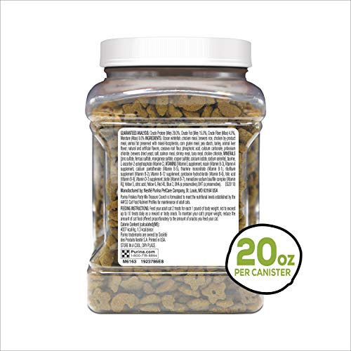 Purina Friskies Made in USA Facilities Cat Treats, Party Mix Treasure