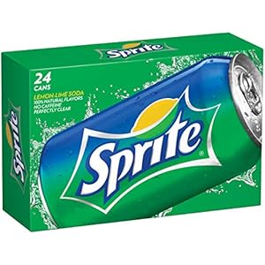 Image of Sprite Lemon Lime Soda Soft Drinks, 12 fl oz, 24 Pack