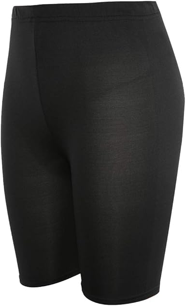 high waisted tight black shorts