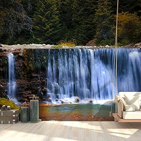 Wall Mural Landscape Removable Wallpaper Wall Sticker for Bedroom Living Room - 66x96 inches