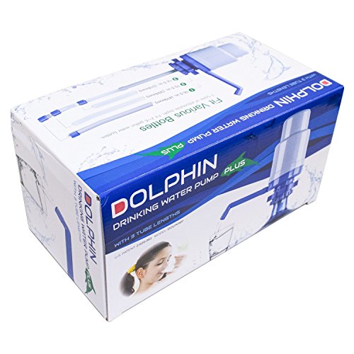 2PK | Improved New Generation Dolphin Water Bottle Pump with 4 Tubes (Fits Most 2-6 Gallon Water Coolers [Excluding Glass]) - Thumbnail 6