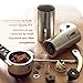 Midas Upgrade-Grind - Strongest and Heaviest Duty Portable Conical Burr Mill, Whole Bean Manual Coffee Grinder for French Press, Turkish, Handheld Mini, K Cup, Brushed Stainless Steel