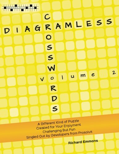Diagramless Crosswords: Volume 2 by Richard Emmons