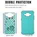 Prevail LTE Case, Core Prime Case, MagicSky [Shock Absorption] Studded Rhinestone Bling Hybrid Dual Layer Armor Defender Protective Case Cover for Samsung Galaxy Core Prime/Prevail LTE 4G (Owls)