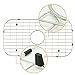 NWC Sink Protector, Metal Grid for Stainless Steel Kitchen Sinks | 19 in X 15 in | Best for Protecting Your Sink