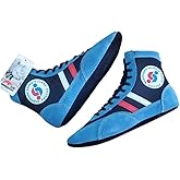 Amor est vitae essentia Wrestling Shoe Boxing Shoe Sambo Shoes Freestyle Wrestling Shoes Soft Sole, EU-31, Red