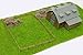 Outland Models Train Railway Layout Country Barn with Straw & Grass N Scale