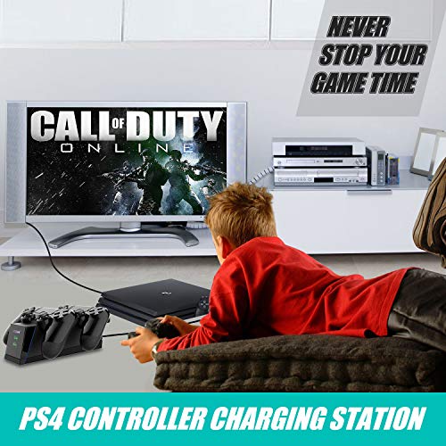 image for Oussirro PS4 Controller Charger ps4 charging station ps4 charging dock