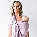 LÍLLÉbaby Eternal Love Ring Sling for Versatile Babywearing, Pomegranate - Removable Pocket